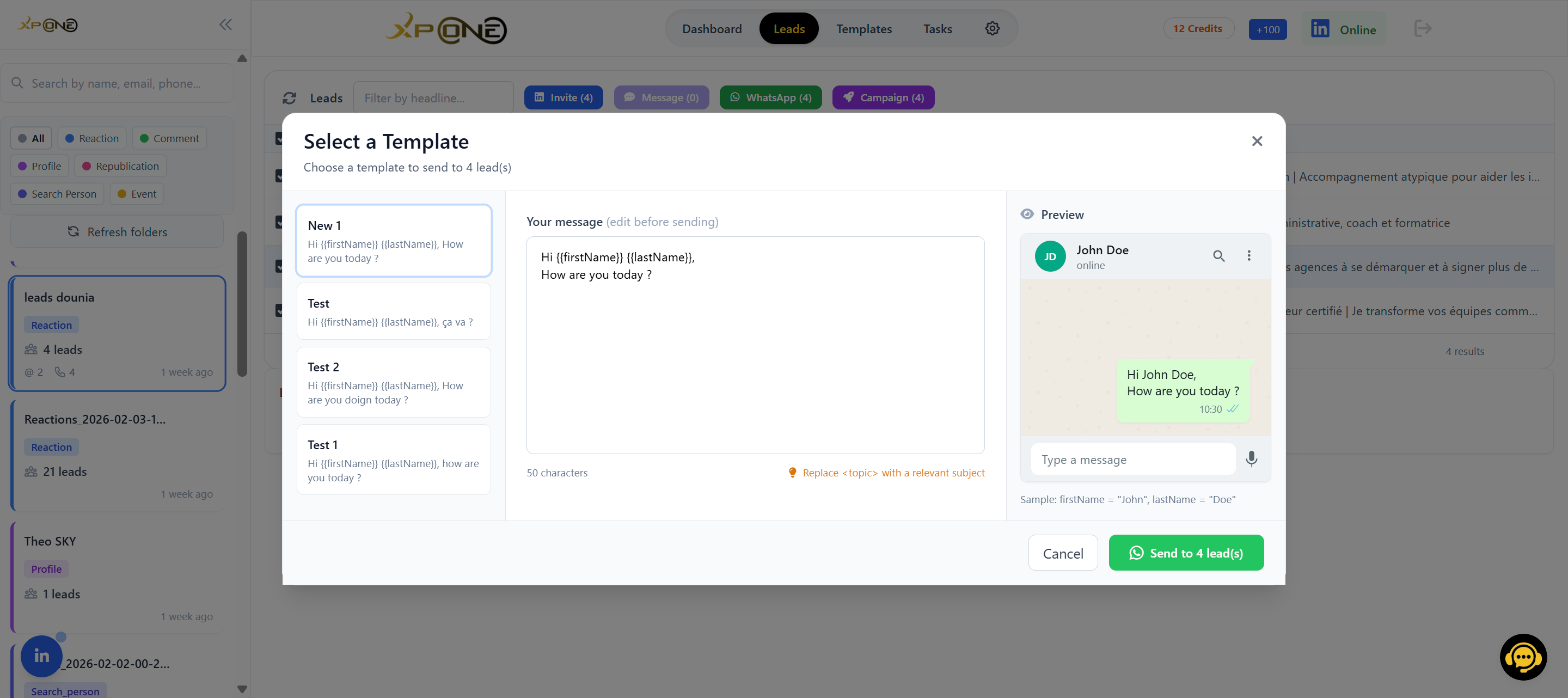 XP One — Scheduler and calendar agent